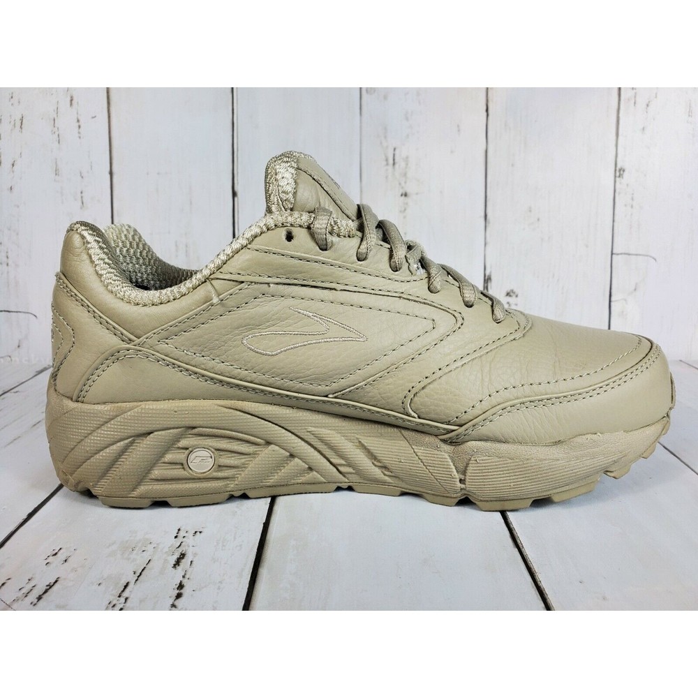 Brooks Addiction Sneakers Women's Size 7 Leather Comfort Walking Shoes D Wide - Picture 5 of 10